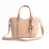 Pink Chic Tote with Tassel Detailing