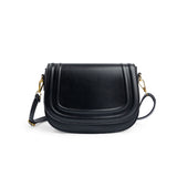 Black Flap Crossbody Bag