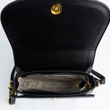 Black Flap Crossbody Bag