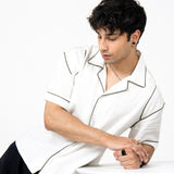 Linen Contrast Resort Shirt