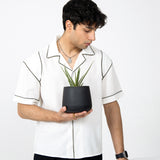 Linen Contrast Resort Shirt