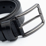 Polyurethane Leather Belt with Dotted Texture
