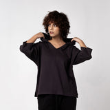 Black Venter Drop Hoodie