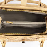 Beige Tote Handbag