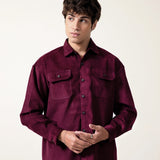 Regular fit corduroy shirt