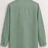 Johnny Collar Linen Shirt 05