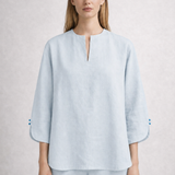 Cotton Linen Relaxed Shirt 05