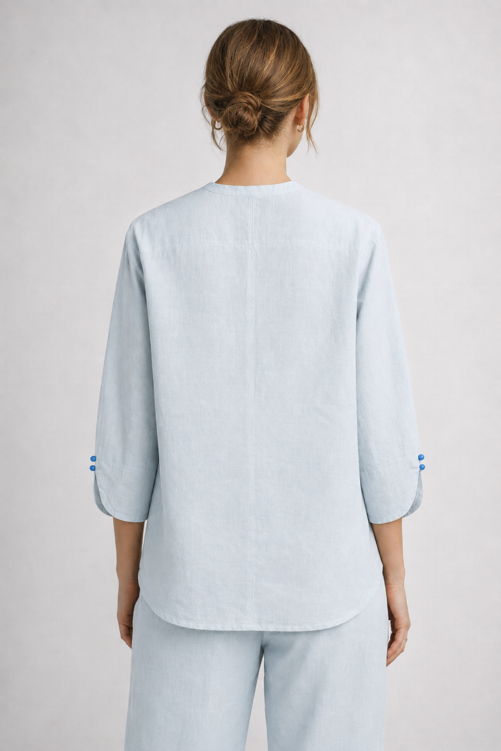 Cotton Linen Relaxed Shirt 05