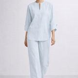 Cotton Linen Relaxed Shirt 05