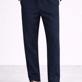 Linen Blend Relaxed Trousers