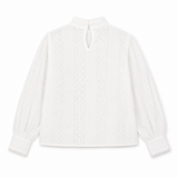 Crochet Cotton Embroidered Shirt