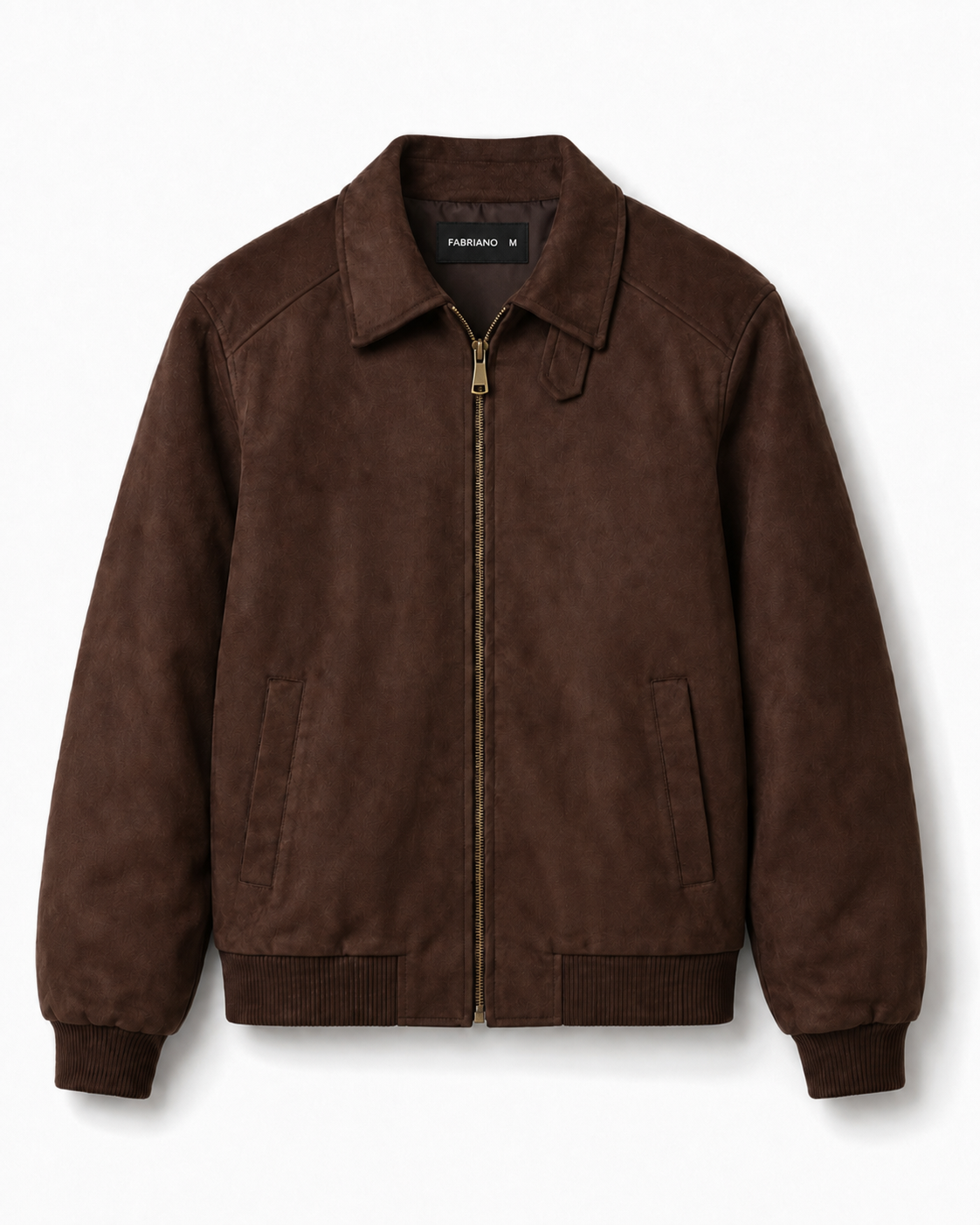 Zipper Suede Jacket