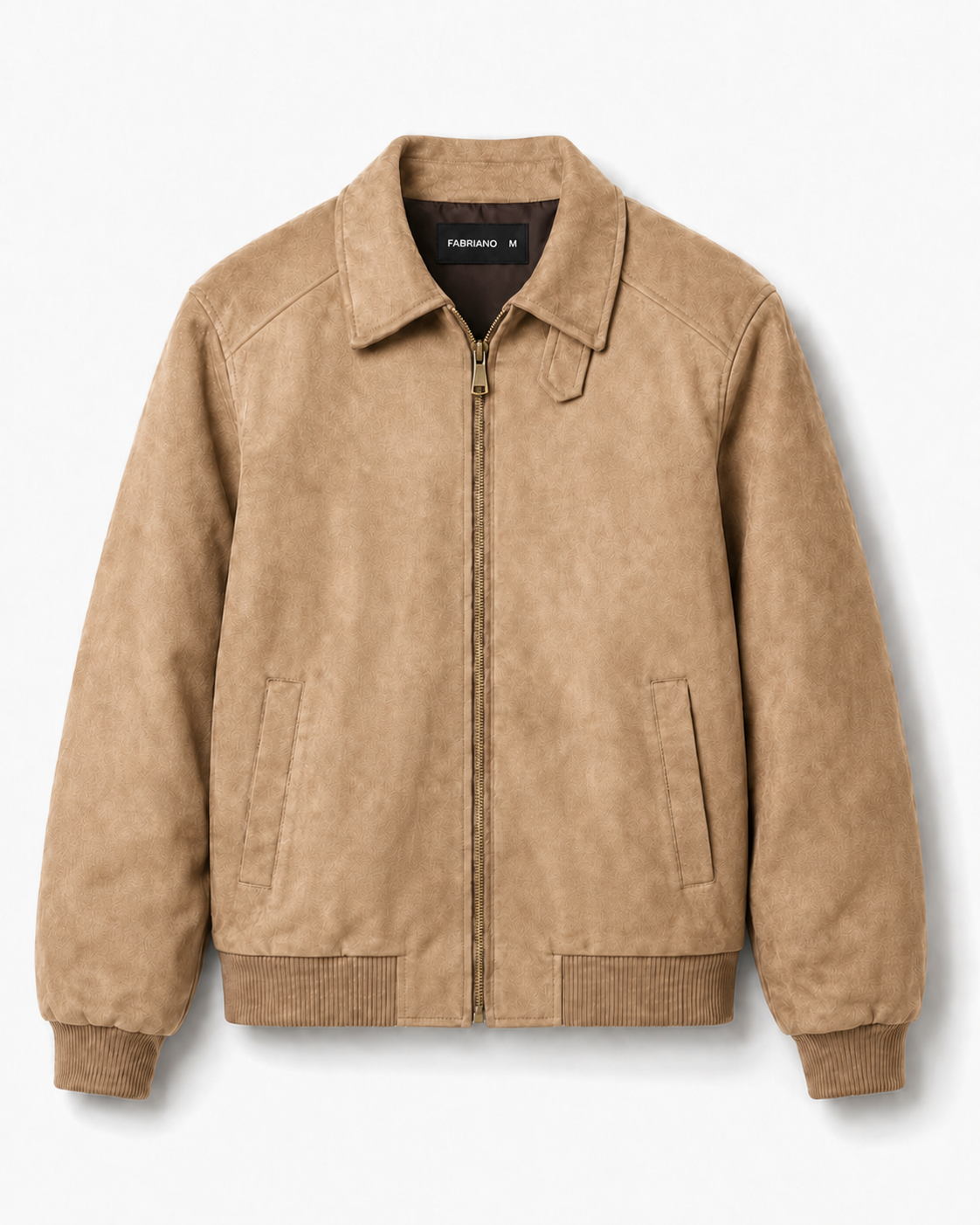 Zipper Suede Jacket