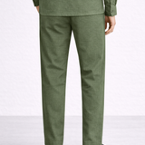 Linen Blend Relaxed Trousers