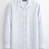 Cotton Linen Striper Shirt