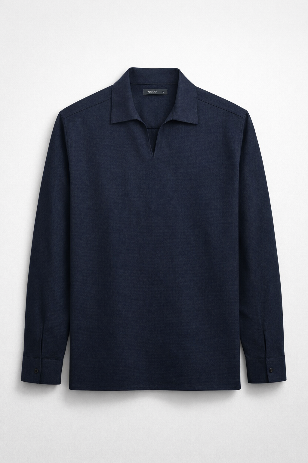 Johnny Collar Cotton Linen Shirt