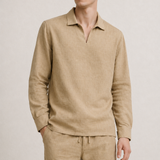 Johnny Collar Linen Shirt 02