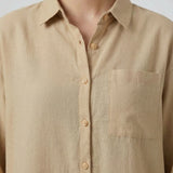 Crepe Button down shirt