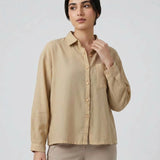 Crepe Button down shirt