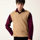 Sleeveless V-Neck Sweater