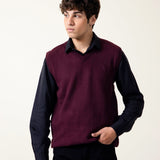 Sleeveless V-Neck Sweater