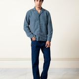 Resort collar Blended shirt