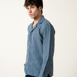 Resort collar Blended shirt