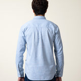 Half Chambray Collar Shirt