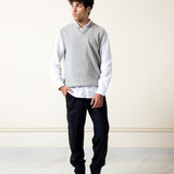 Sleeveless V-Neck Sweater