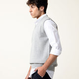 Sleeveless V-Neck Sweater