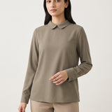 Cotton Twill Collar Shirt