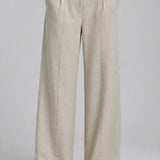 Cross Pocket Pleated Pants