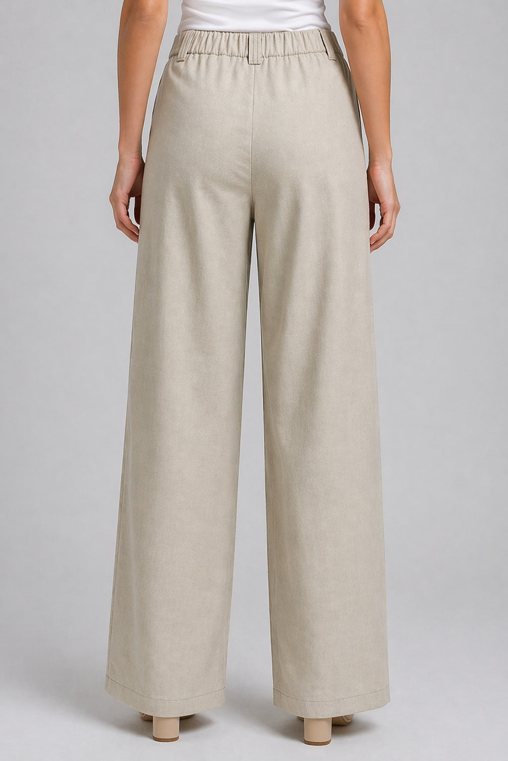 Cross Pocket Pleated Pants