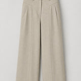 Cross Pocket Pleated Pants