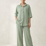 Seersucker Relaxed Shirt
